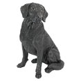 thumbnail image 1 of Design Toscano QL156176 Black Labrador Retriever Dog Garden Statue, 15 Inch, Multicolored, 1 of 4