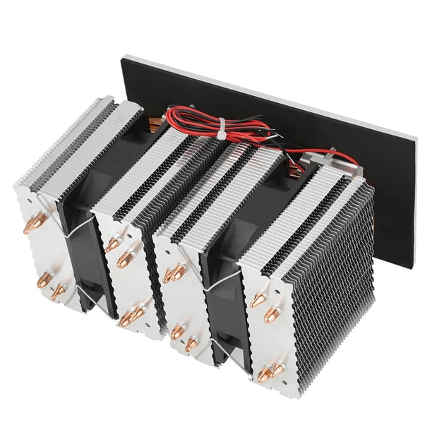 Refrigerador de bricolaje, 12 V, 240 W, 2 x 12710, sistema de enfriamiento de semiconductores electrónicos, kit de bricolaje de refrigerador de semiconductores probado y confiable