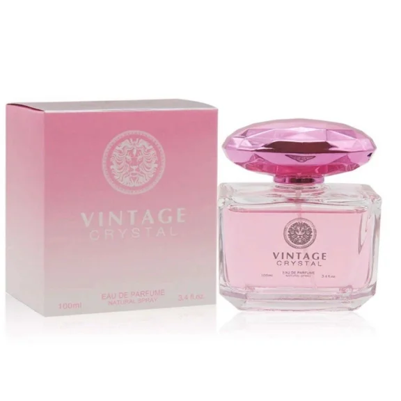 Vintage Crystal Eau de Parfum Spray for Women, 3.4 fl oz