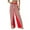 Red, variant on Ludearly High Waisted Striped Pants for Women Casual Linen Pants for Women Pull On Drawstring Boho Wide Leg Jeans Trendy 2025