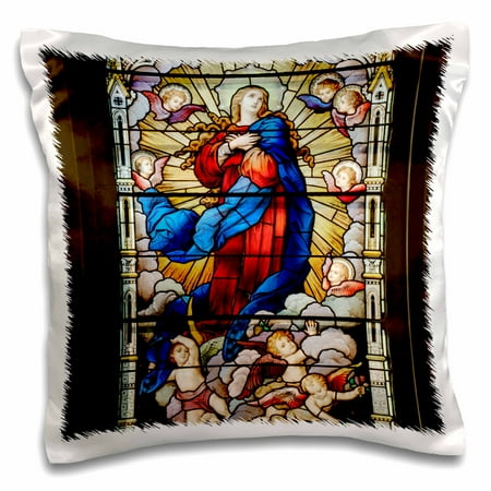 3dRose St. Joseph Catholic Church, Macon, Georgia - US11 AJE0024 - Adam Jones, Pillow Case, 16 by 16-inch