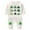 White A3, variant on Kids Winter Casual Jumpsuit Rompers, Girls Boys Jumpsuit Long Sleeve St Patrick s Day Print Rompers Toddler Outfits for Fall Winter 3-18 Months