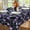 Halloween Tablecloth-05 style-13, variant on Halloween Goth Skull Tablecloth, Gothic Skeleton Kitchen Table Decor 60x60 Inch Round