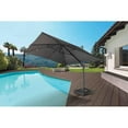 thumbnail image 3 of Velago Sabia 10ft Square Cantilever Umbrella with Base, Dark Grey, 3 of 3