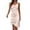 Golden, variant on SWSMCLT Women's Ruched Asymmetric Dresses Sleeveless Drawstring Bodycon Club Dress Night Out Outfit Midi Black 12