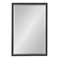 thumbnail image 5 of Kate and Laurel Oakhurst Traditional Rectangle Wall Mirror, 20 x 30, Black, Distressed Vintage Bathroom Mirror with Stepped Frame and Beveled Edge Design, 5 of 7