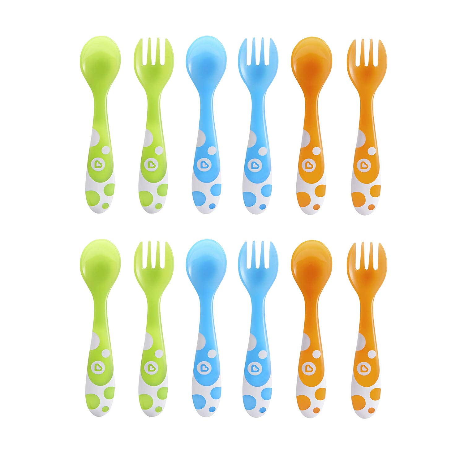 Asst Colours 6pc Dessert Spoon Sundae /Soda Spoons Long Handle Plastic 