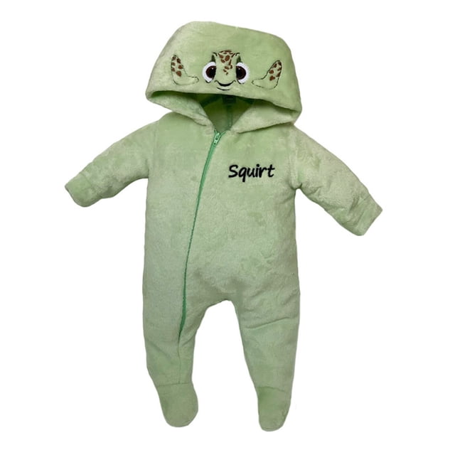 Mameluco con Gorro Bordado Disney Squirt Kiss Talla 6 meses