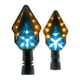 thumbnail image 1 of Direccionales Para Moto Rasen Led Secuencial Tipo Diamante Universal  azul, 1 of 11