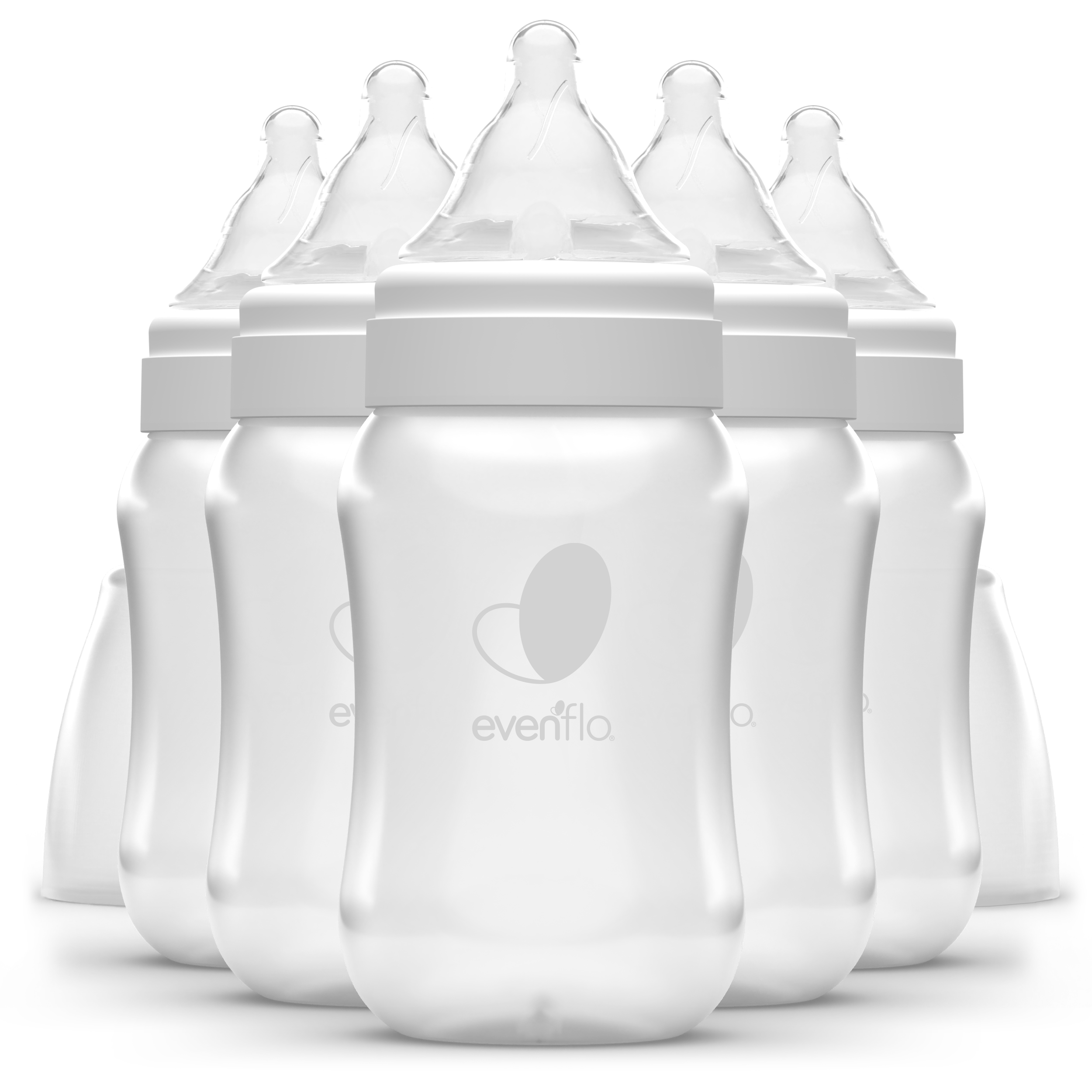 Evenflo Balance+ Wide Neck Baby Bottles, 9 oz, 6-Pack photo 1