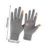 thumbnail image 1 of PEONAVET Pair Of Mittens Fishing Gloves For Men And Women Driving Gloves For Hiking And Sun Gloves Non-slip Feel Screen Interface For Kayaking Biking Rowing, 1 of 5
