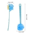 thumbnail image 4 of Unique Bargains Double Sided Long Handle Bath Brush for Bath Blue, 4 of 6