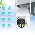 thumbnail image 2 of Cámara IP PTZ de 8MP para exteriores, videocámara de seguridad para el hogar con WiFi, lente Dual de 4MP, Zoom Digital 8X, detección humana IA, seguimiento automático, iCSee, 2 of 3