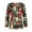 Dark Green, variant on Women's Casual Long Sleeve Round Neck Sweatshirt Fit Pleated Top with Christmas Print for Fashionable Holiday Outfits and Comfortable Wear,Red,S