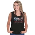 thumbnail image 4 of Country Strong Forever Free American Tank Top T Shirts Men Women Brisco Brands L, 4 of 6