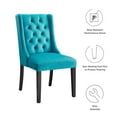 thumbnail image 3 of Side Dining Chair, Set of 2, Blue, Velvet, Modern Contemporary, Kitchen Room Cafe Bistro Restaurant Hospitality, 3 of 9