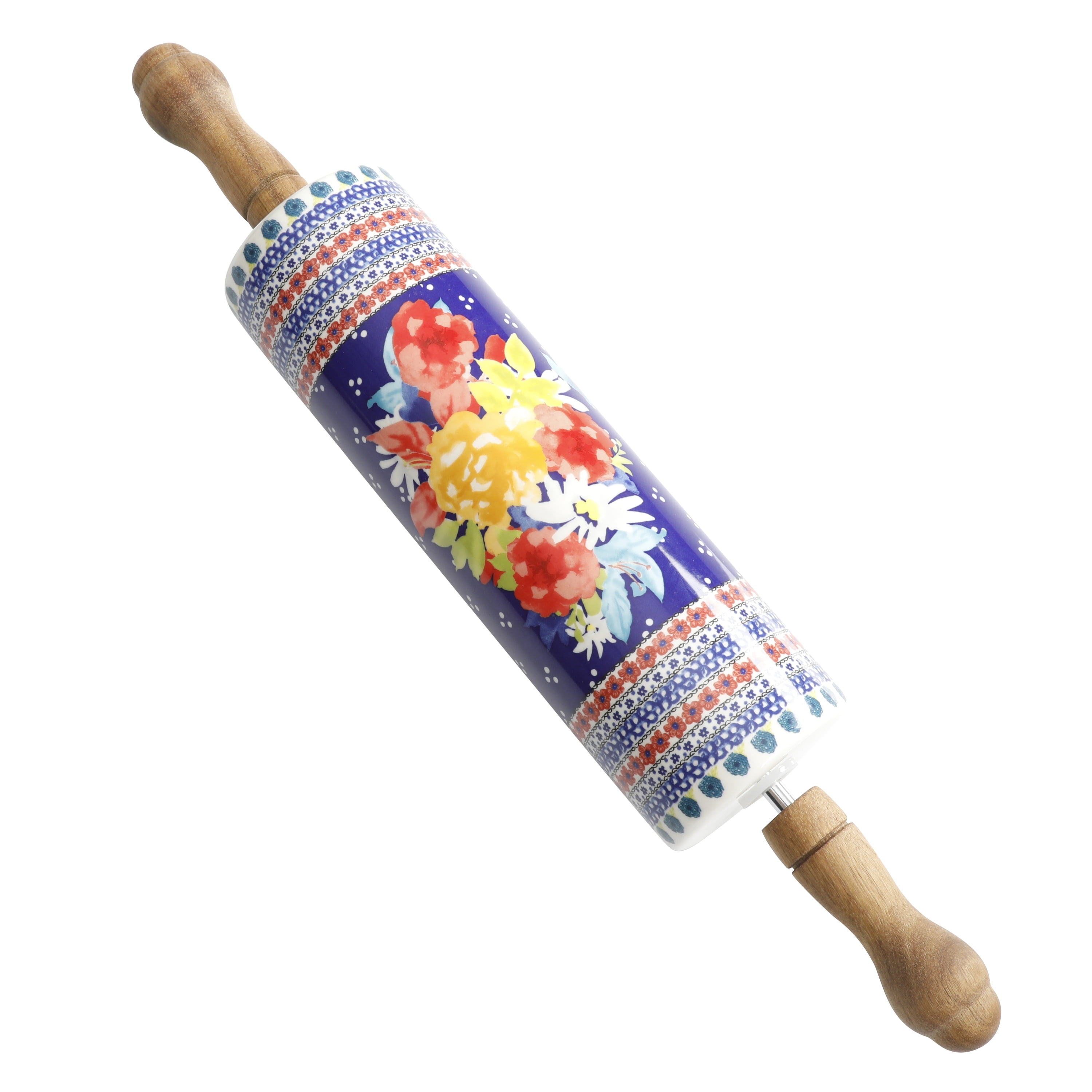 The Pioneer Woman 18.4/" Fiona Floral Rolling Pin New