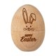 thumbnail image 2 of Wooden Openable Easter Decorations Eggs Hanging Ornaments For Easter Tree Decorations Basket Filler, 2 of 6