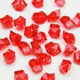 thumbnail image 1 of Cristaux de Glace et de Roche en Acrylique Rouges, Gemmes Trésor pour Dispersions de Table, Remplissages de Vase, Décoration de Mariage, Banquet, Fête, Événement, Anniversaire (Rouge, 385), 1 of 4