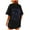 Black, variant on Puliio T Shirt Beach Oversized Graphic Tees For Women Vintage Baggy Shirts Summer Cotton Vacation Tops