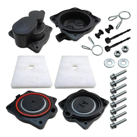 Air Pumps Diaphragm Rebuild Repair Kits Air Valves Mounting for Hiblow HP80 HP60 HP80-0117 HP80-0110 CS103EL AS500 AA500