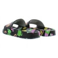 thumbnail image 4 of Champion IPO Catch Print Youth Slide Boys Shoes Size 13, Color: Black/Multi-Colored, 4 of 5
