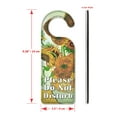 thumbnail image 2 of Do Not Disturb Door Knob Hanger Sign - Van Gogh: Sunflowers, 2 of 3