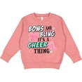 thumbnail image 2 of Inktastic Bows and Bling Its a Cheerleading Thing Toddler Sweatshirt, 2 of 4
