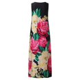 thumbnail image 4 of Robes d'Été pour Femmes 2022 Robe Longue d'Été Sans Manches Imprimée Col en V Ample Boho Plage avec Poches, 4 of 5