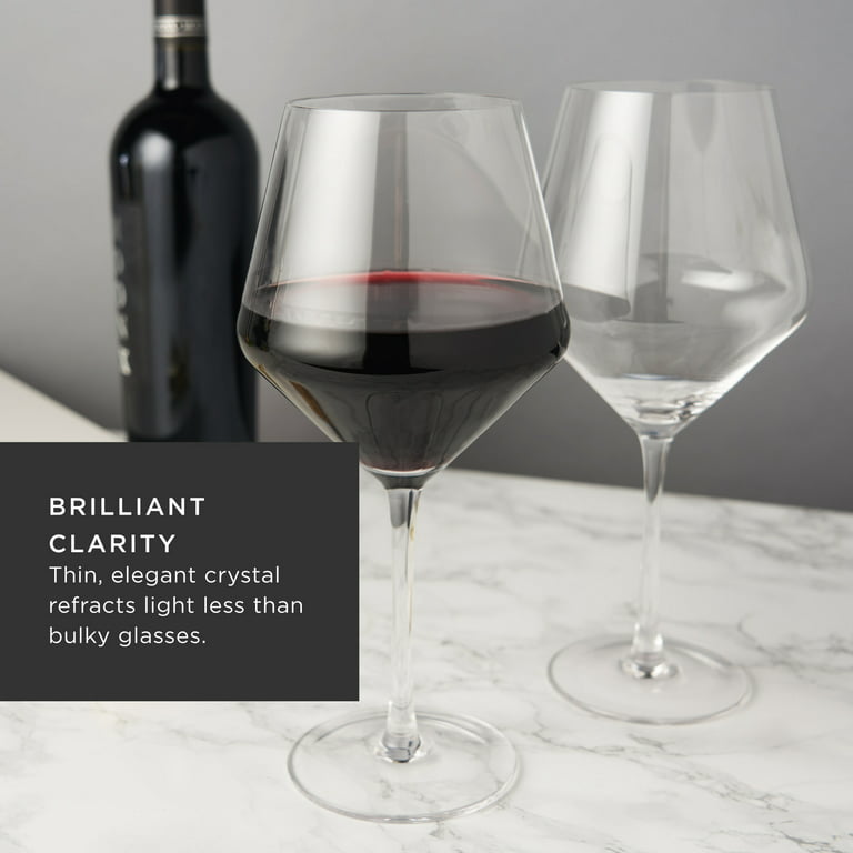 FAWLES Crystal White Wine Glasses Set of 6, 15 Ounce Laser Cut Rim Stemmed  Clear Chardonnay Wine Gla…See more FAWLES Crystal White Wine Glasses Set of
