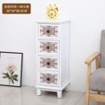 thumbnail image 1 of BK9K, venta al por mayor, cómoda pintada americana, gabinete de almacenamiento de hendiduras de madera maciza, gabinete estrecho de 30cm, componente de espacio de esquina para dormitorio, 1 of 4