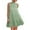 Green, variant on IROINNID Fit&Flare Dress For Women Sleeveless Round Neckline Summer Backless Above Knee Dress Strapless Solid Color Dress