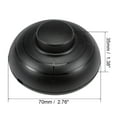 thumbnail image 2 of Uxcell Inline Foot Pedal Push Button Switch, Round Lamp Light Foot Control ON/Off Black, 2 of 5