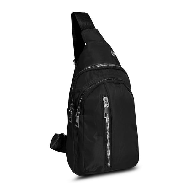 Bolsa Crossbody Poliéster McCarthy MC-022/6 Unisex negro Unitalla