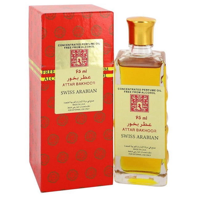Attar Bakhoor Oil concentrado de perfume libre de alcohol (unisex) por el arabiano suizo Swiss Arabian Model