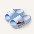 thumbnail image 2 of BOBOGOJP Toddlers Boys & Girls Slides Cute Animals EVA Lightweight Slip-On Kids Slippers for Indoor Outdoor Light Blue for Size 12.5, 2 of 9