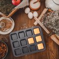 thumbnail image 3 of Brownie Making Mold Non-stick Cake Baking Mold Multi-grid Cupcake Maker Mold Kitchen Supply, 3 of 7