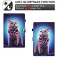 thumbnail image 2 of Allytech Case for Lenovo Tab M10 Plus TB-X606F / TB-X606X 10.3 Inch FHD (2020 2nd Gen), Slim Fit PU Leather Auto Sleep Wake Kickstand Protective Shockproof Case Cover for Girls Women - Cat, 2 of 7