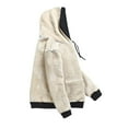 thumbnail image 5 of Fesfesfes Women Hooded Solid Hooded Loose Long Sleeve Tops Casual Sweatshirt, 5 of 6