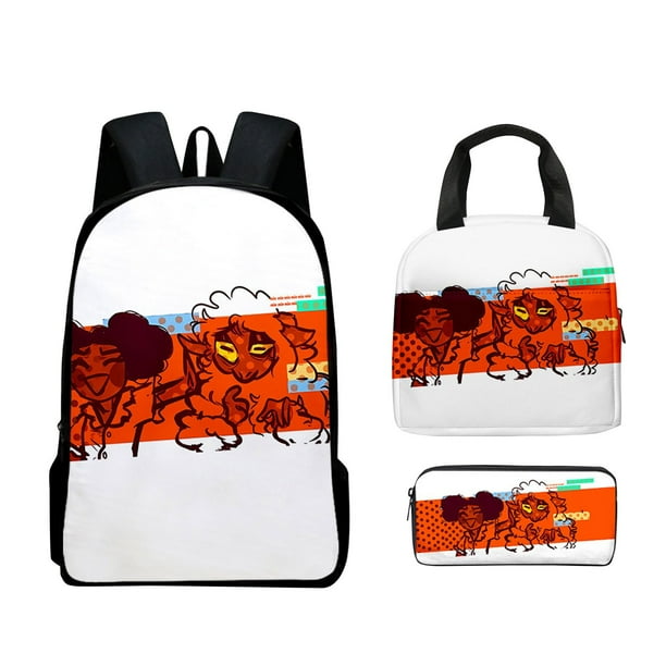 Back to School Runway Student 3 piece Backpack Backpack Lunch Bag Pencil Case Set