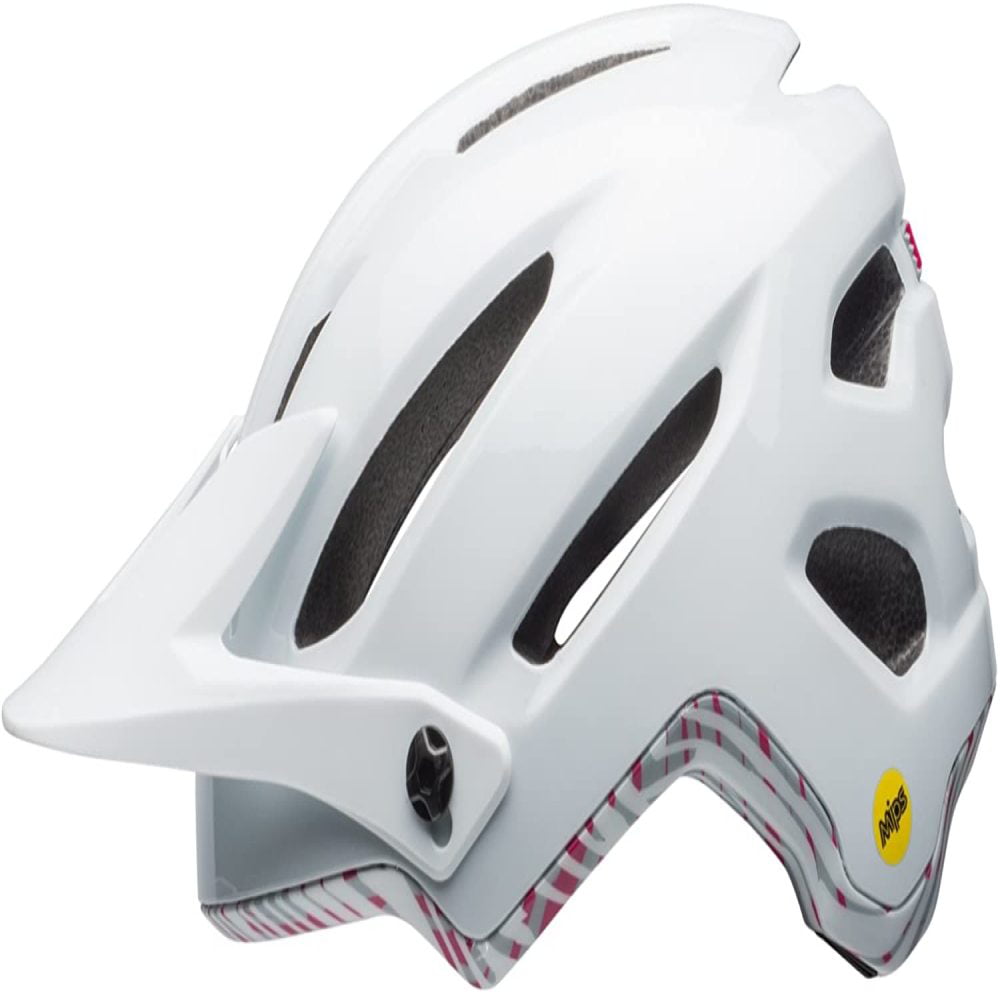 BELL Hela MIPS Joy Ride Bike Helmet - Womens Matte/Gloss White/Cherry  Fibers Small - Walmart.com