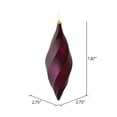 thumbnail image 3 of Vickerman M183129M 8 Po. Ornement Tourbillon Pervenche Mat 6 par Sac, 3 of 3