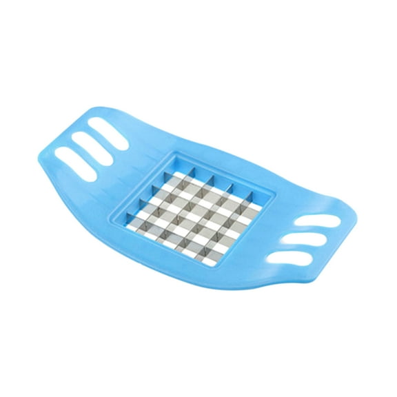 MOKKHNB Potato Chopper Cutter Stainless Steel 1Set Diy Process Sky-Blue