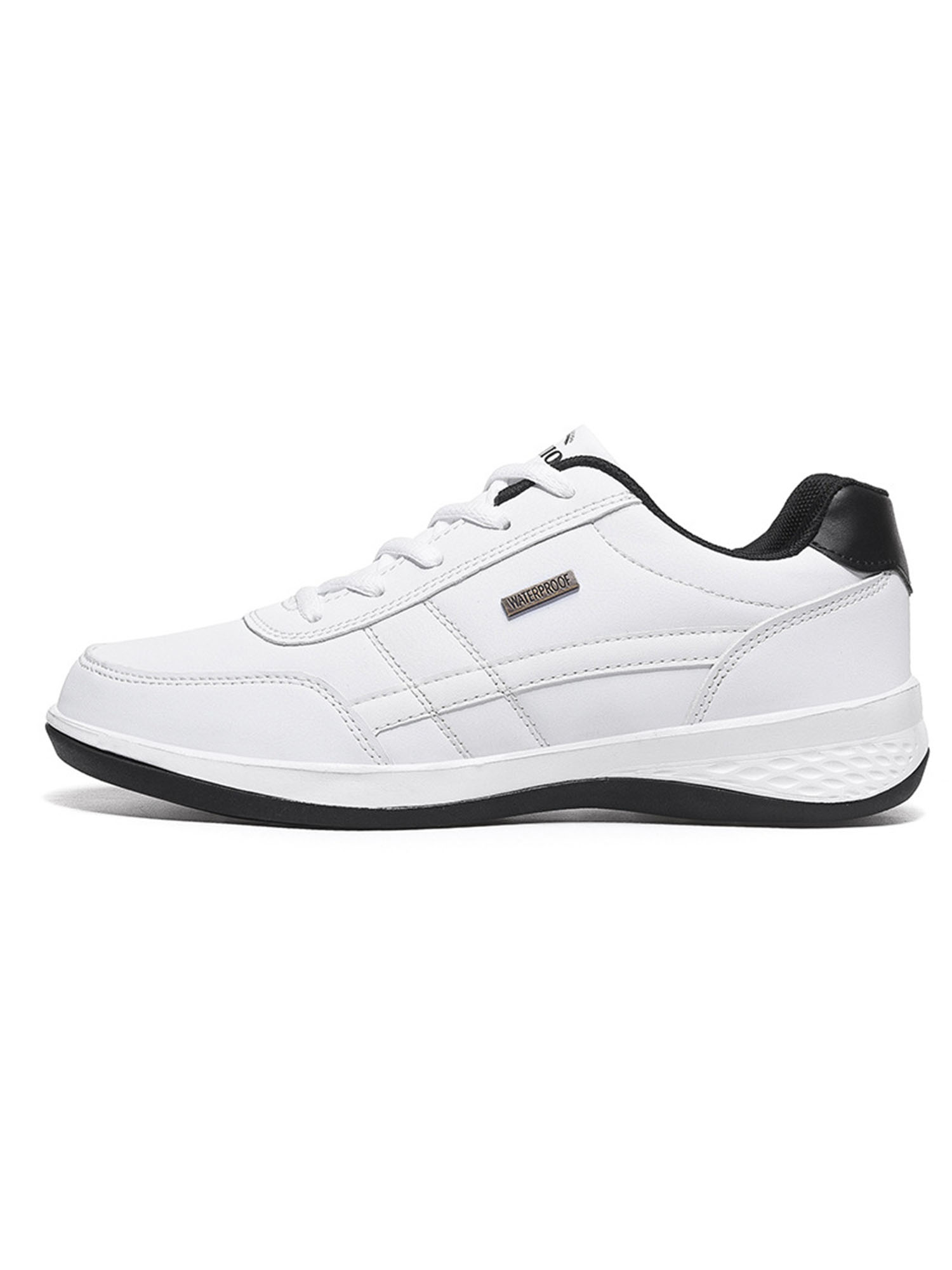 Avamo Casual Sneakers Men's Athletic Running Trainers Sports Tennis Fitness Shoes Gym White US 12 1 Pair - image 3 of 5