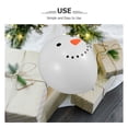 thumbnail image 4 of KAKOWELY 50 globos navideños de muñeco de nieve, grandes globos de látex blancos para arcos de globos, decoraciones para fiestas navideñas y celebraciones invernales., 4 of 5