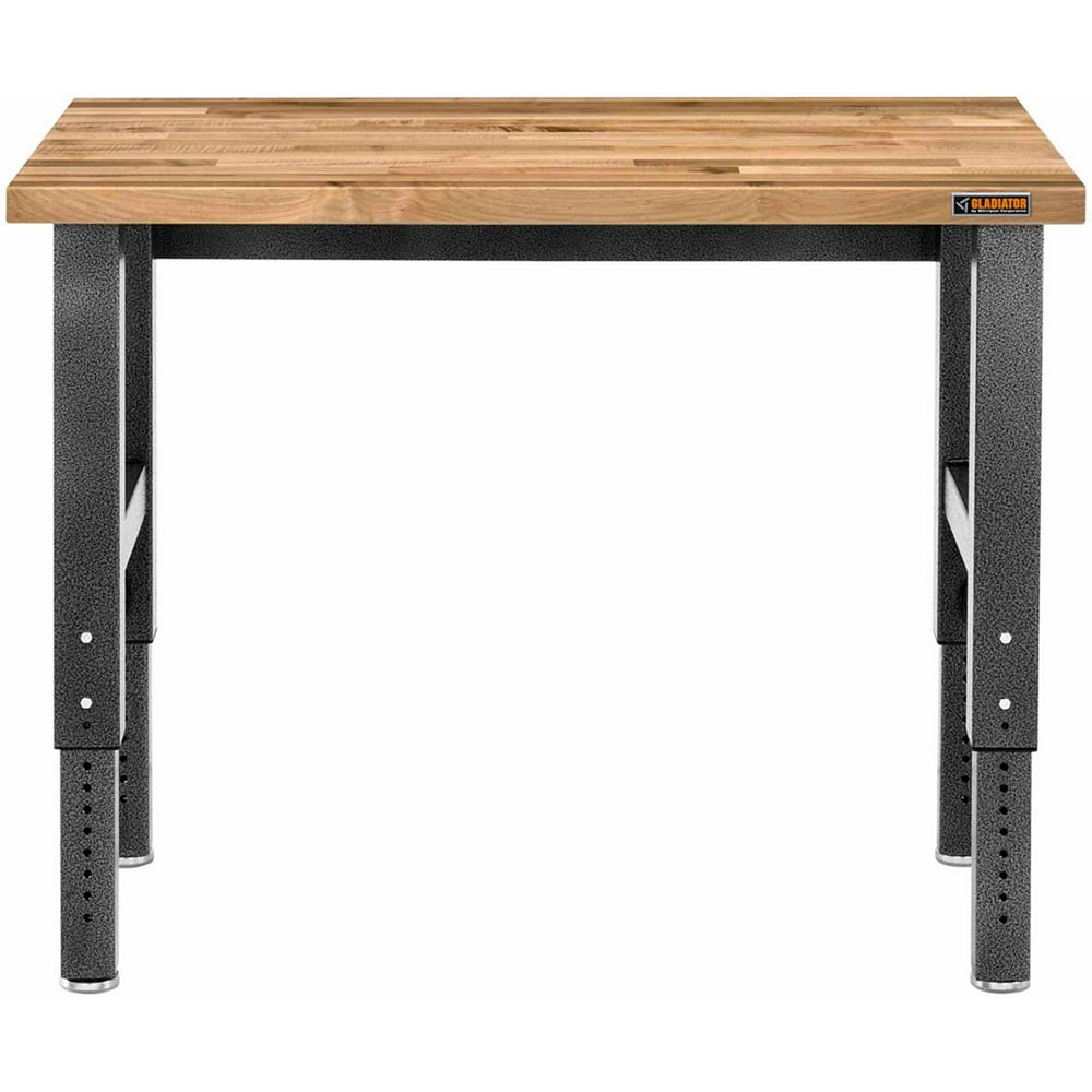 Gladiator 4' Maple Adjustable Height Workbench