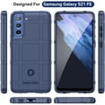 thumbnail image 6 of Dteck for Samsung S21 FE Case, Military Grade Shockproof Galaxy S21 FE Case, Heavy Duty Drop Protective Samsung Galaxy S21 FE Phone Case, Anti-Scratch Tough Slim TPU Bumper Phone Cover-Black,Blue, 6 of 7