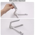 thumbnail image 4 of MayRecords Vinyl Record Display Stand Foldable Anti-skid Multifunctional Organizer LP Albums Storage Holder (White), 4 of 7