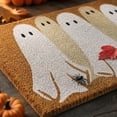 thumbnail image 5 of 2026 new Summerween Neutral Ghost Coir Doormat, Cute Spooky 5-Ghost Halloween Front Porch Mat, Non-Slip Seasonal Entryway Rug for Summerween & Fall, 29.5" x 17.7", 5 of 5