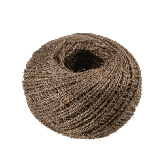 BEADCEST Natural Coffee Jute Rope Cord Twine String for Creative Arts Crafts and Party Decoration